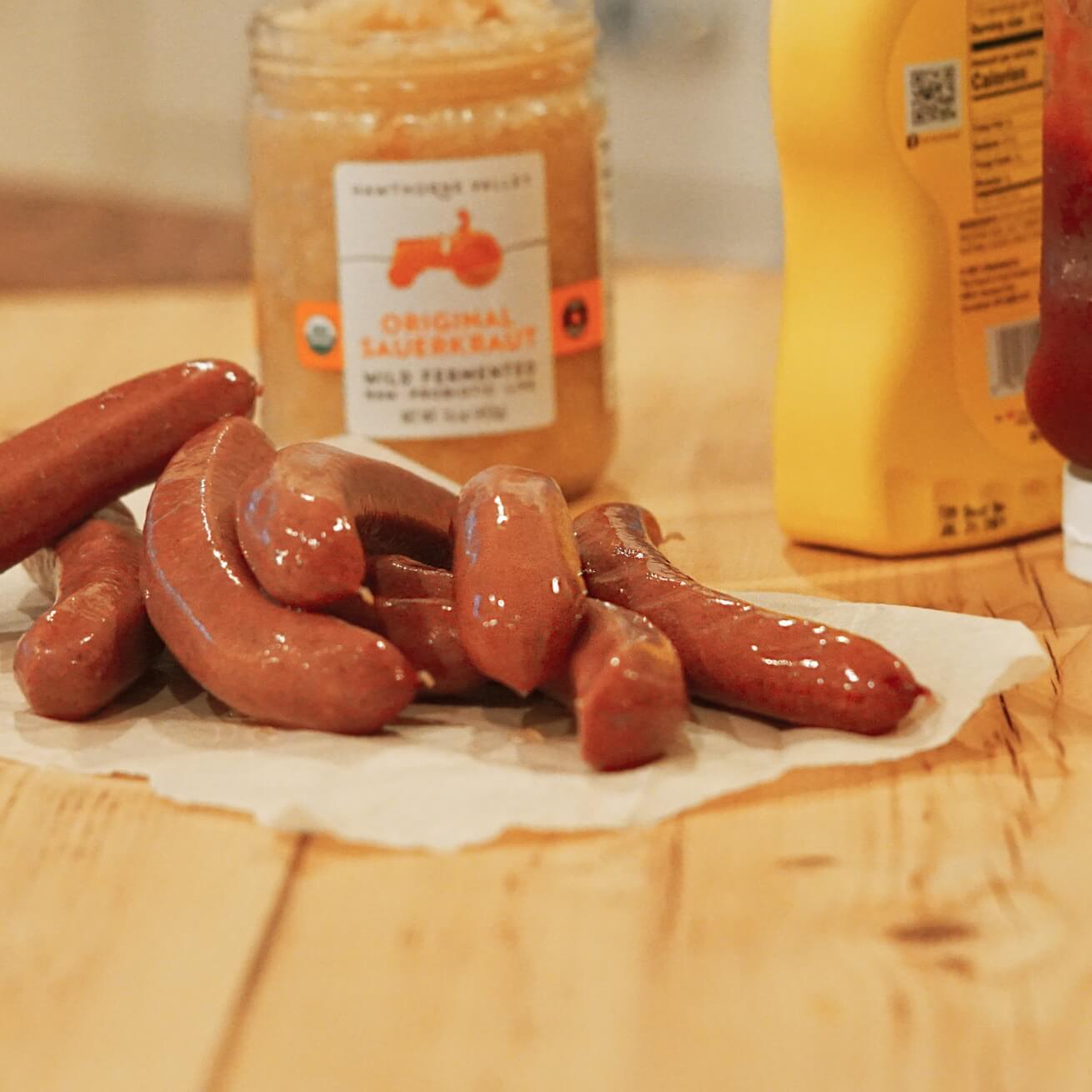 Uncured Grass-Fed  Beef Hot Dogs